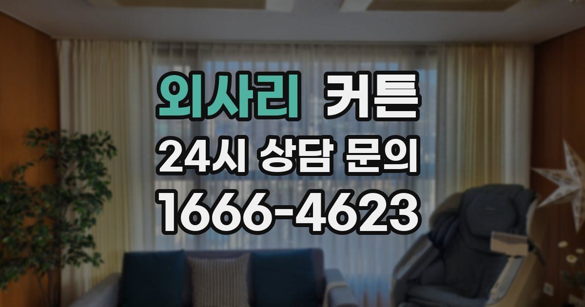 외사리 커튼