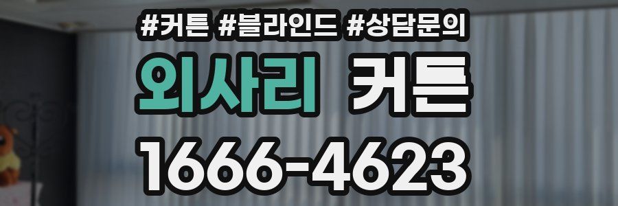 외사리 커튼