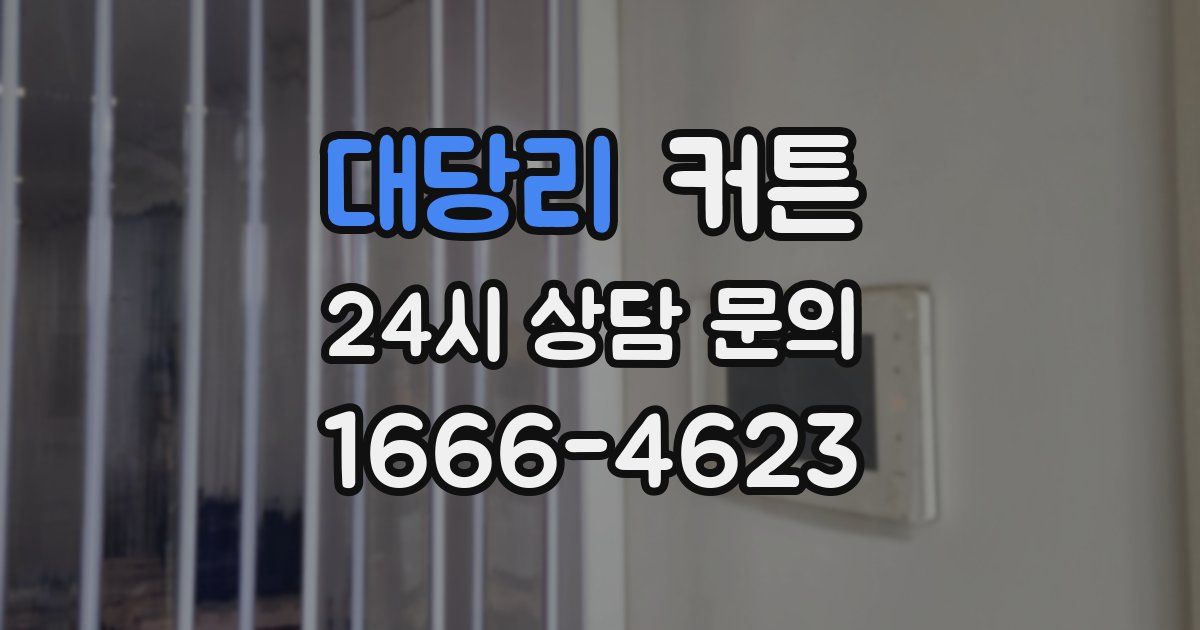 대당리 커튼
