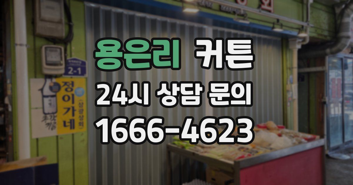 용은리 커튼