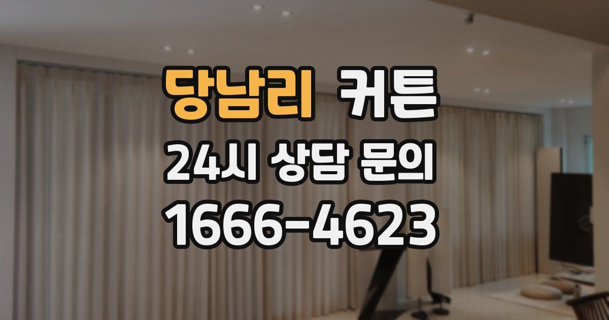 당남리 커튼