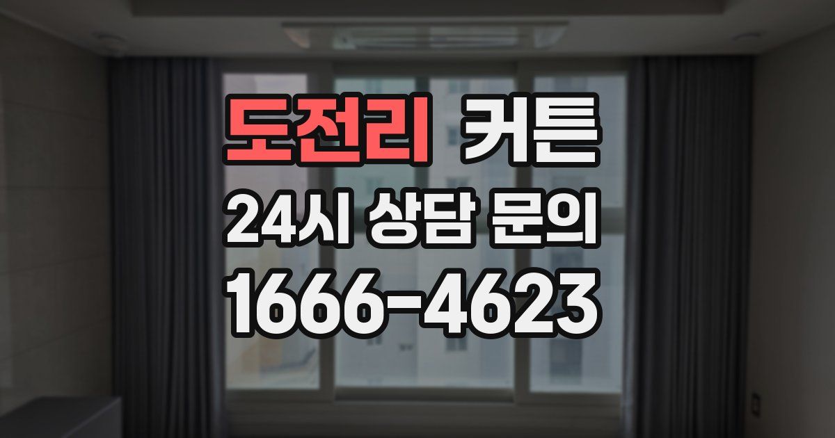 도전리 커튼