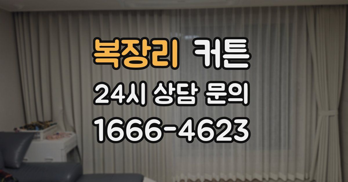 복장리 커튼