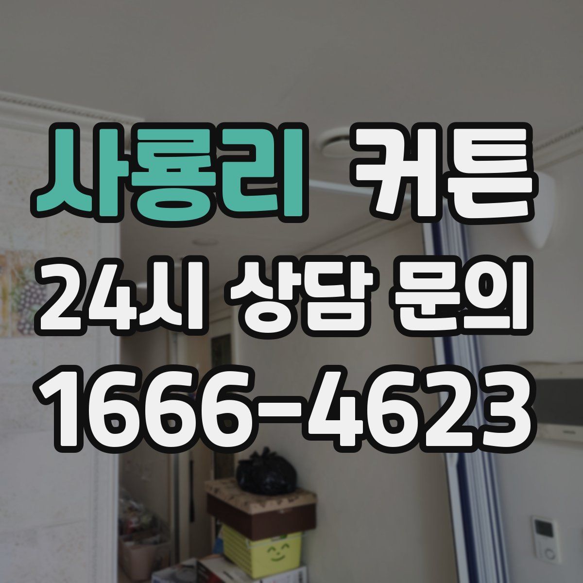 사룡리 커튼