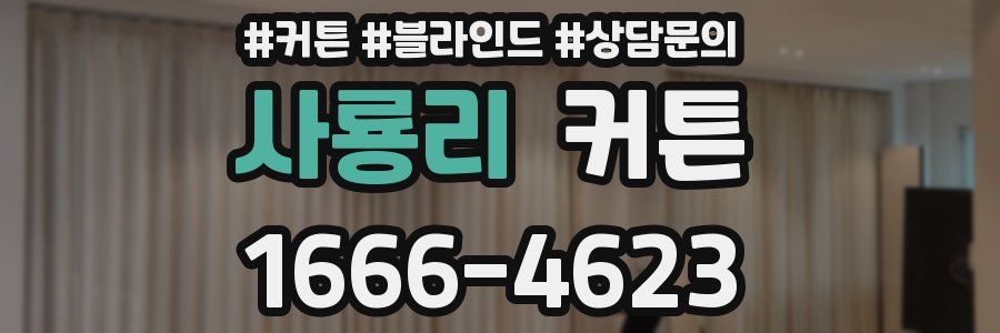 사룡리 커튼