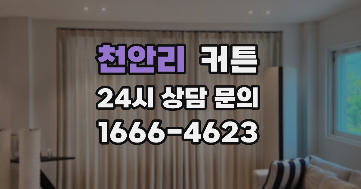 천안리 커튼
