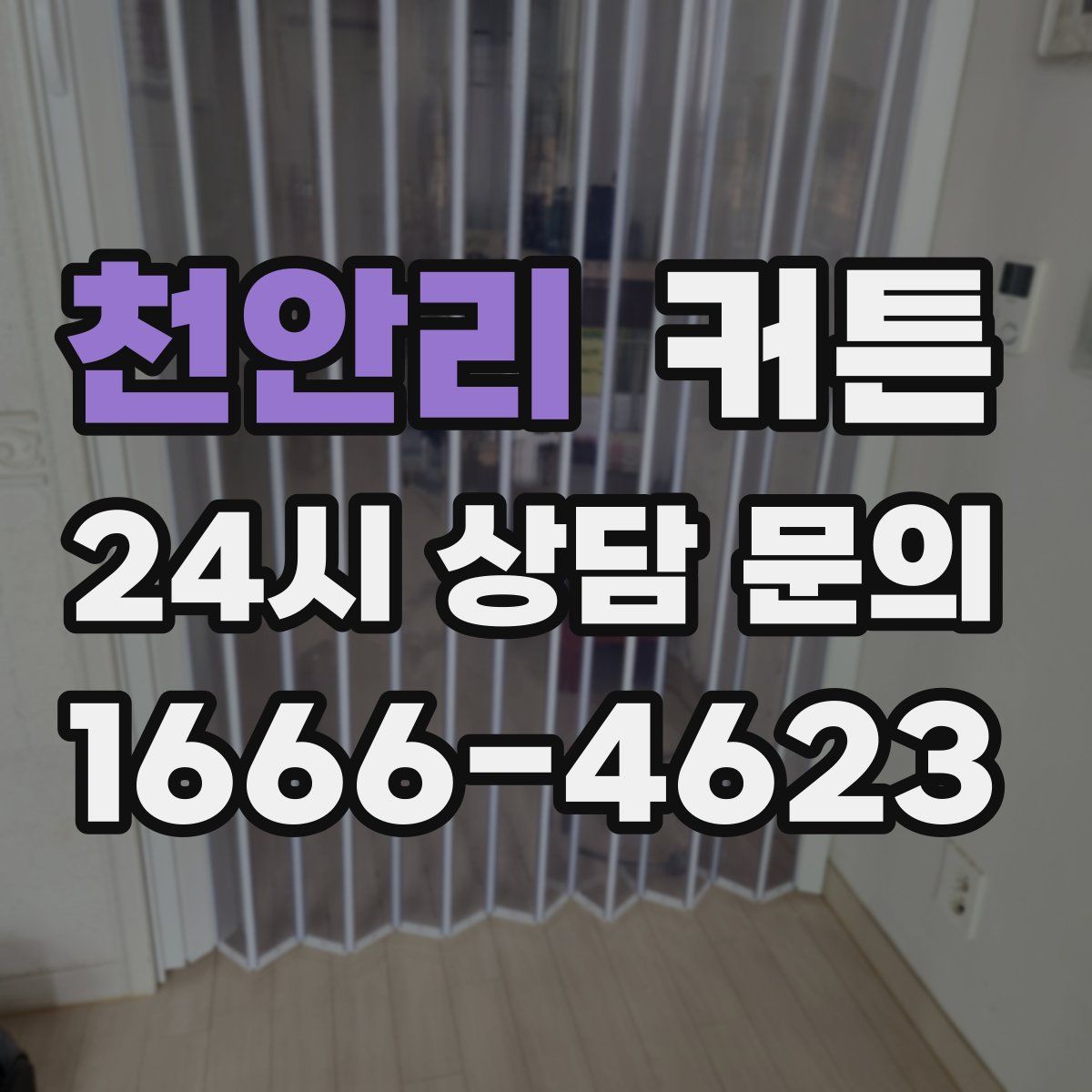 천안리 커튼