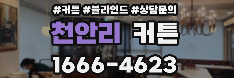 천안리 커튼
