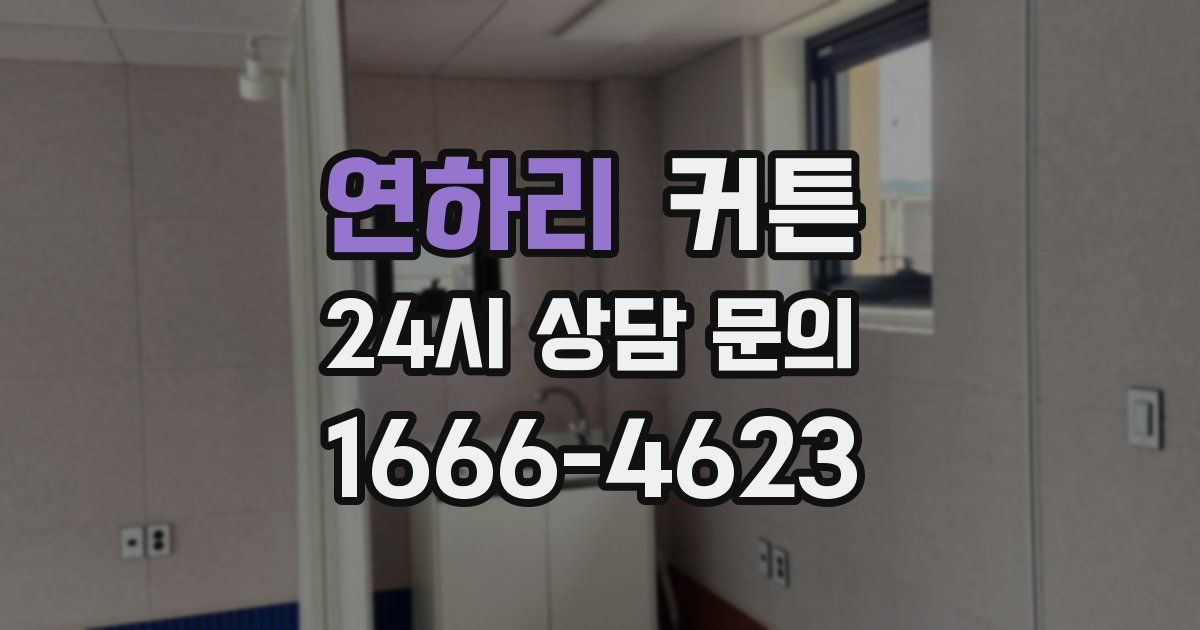 연하리 커튼