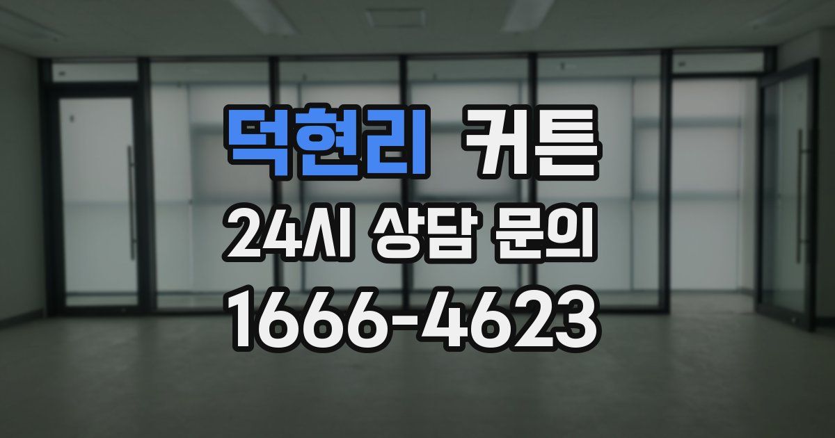 덕현리 커튼