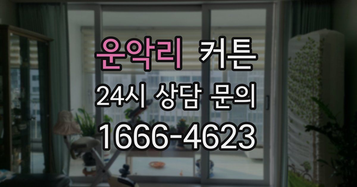 운악리 커튼