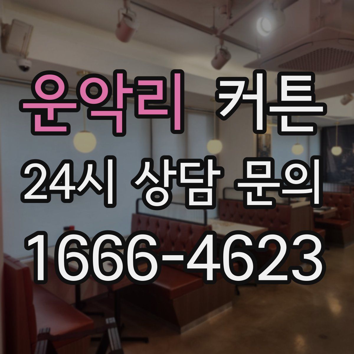 운악리 커튼