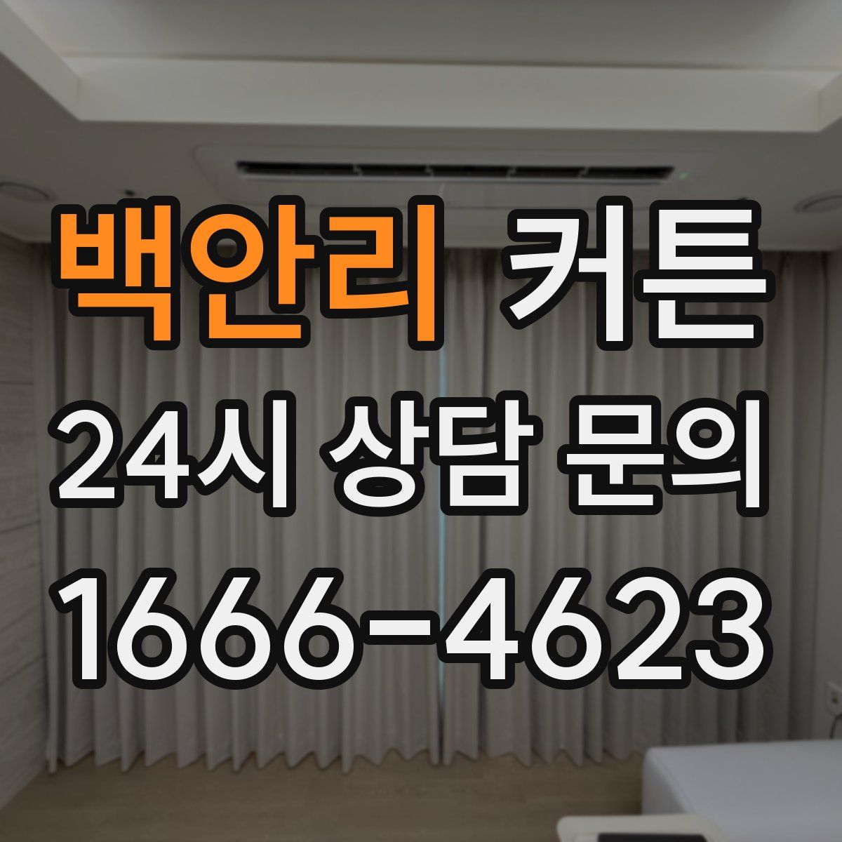 백안리 커튼