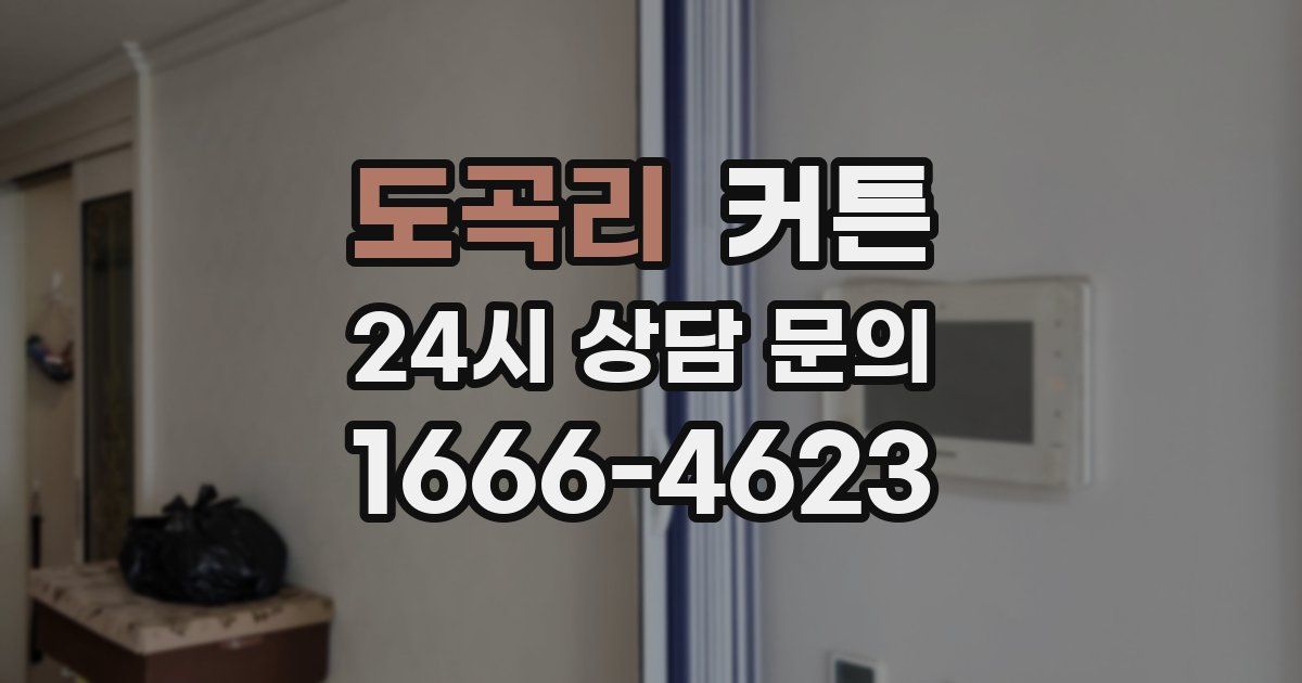 도곡리 커튼