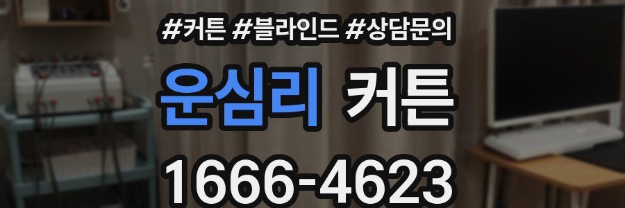 운심리 커튼