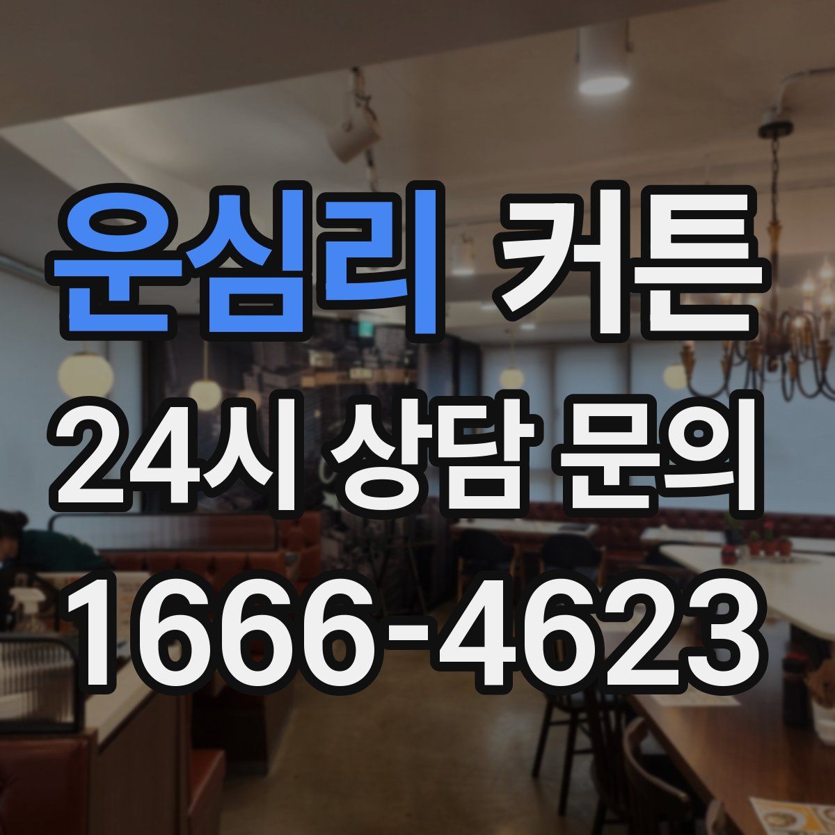 운심리 커튼