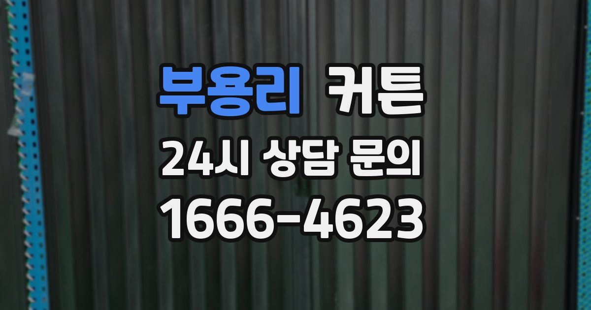 부용리 커튼