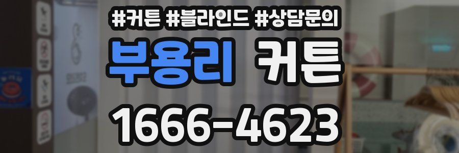 부용리 커튼