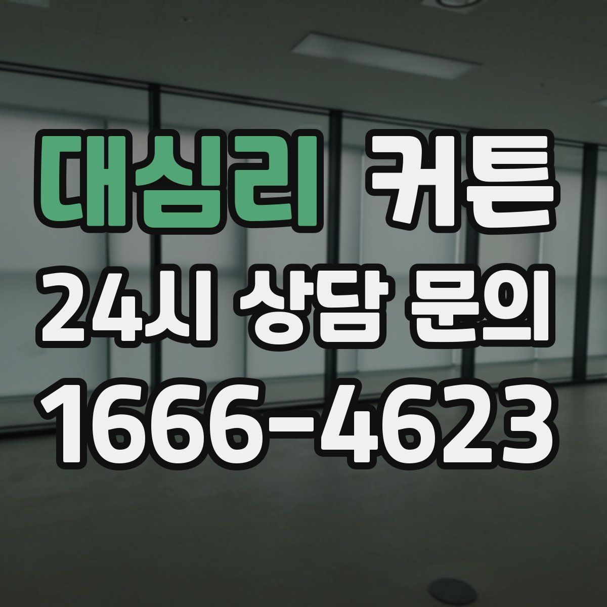 대심리 커튼
