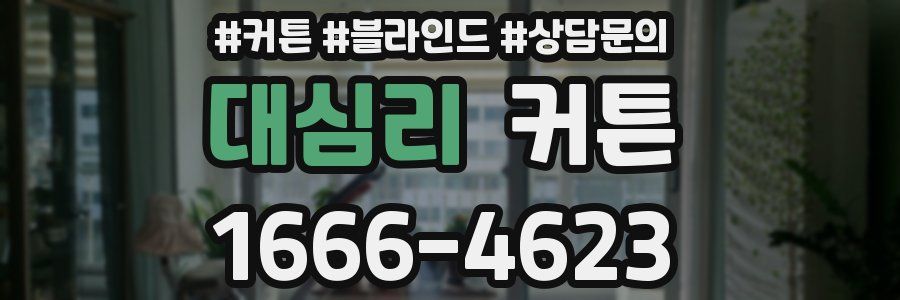 대심리 커튼