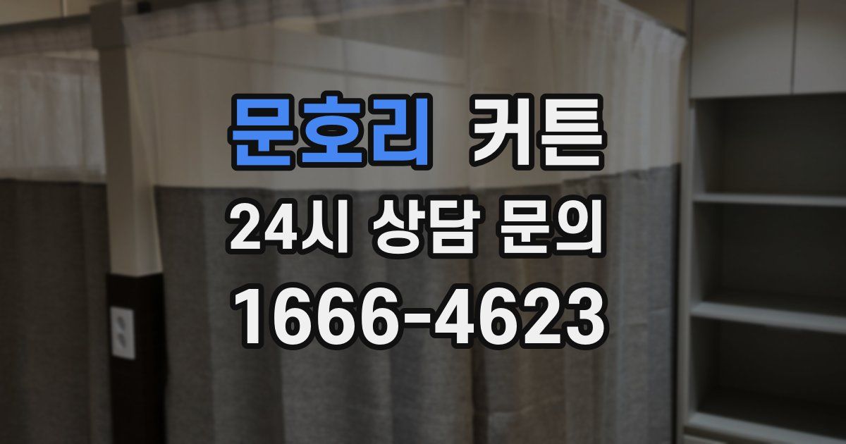 문호리 커튼