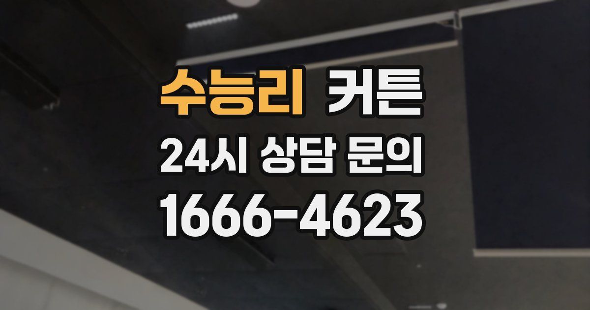 수능리 커튼