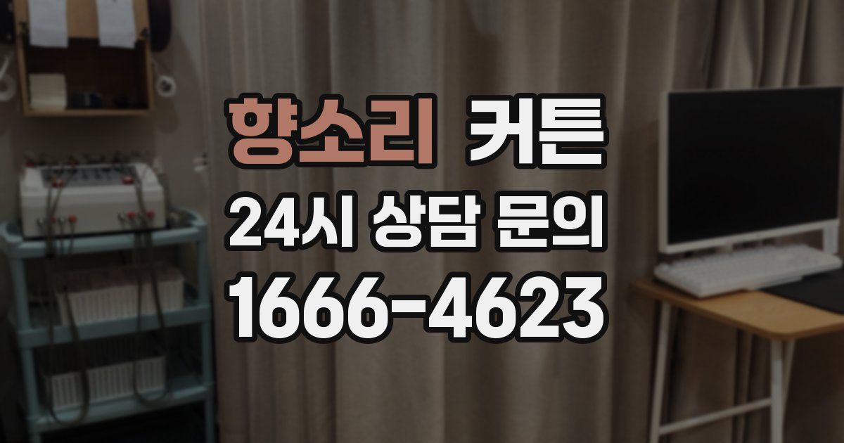 향소리 커튼