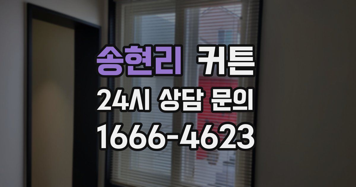 송현리 커튼