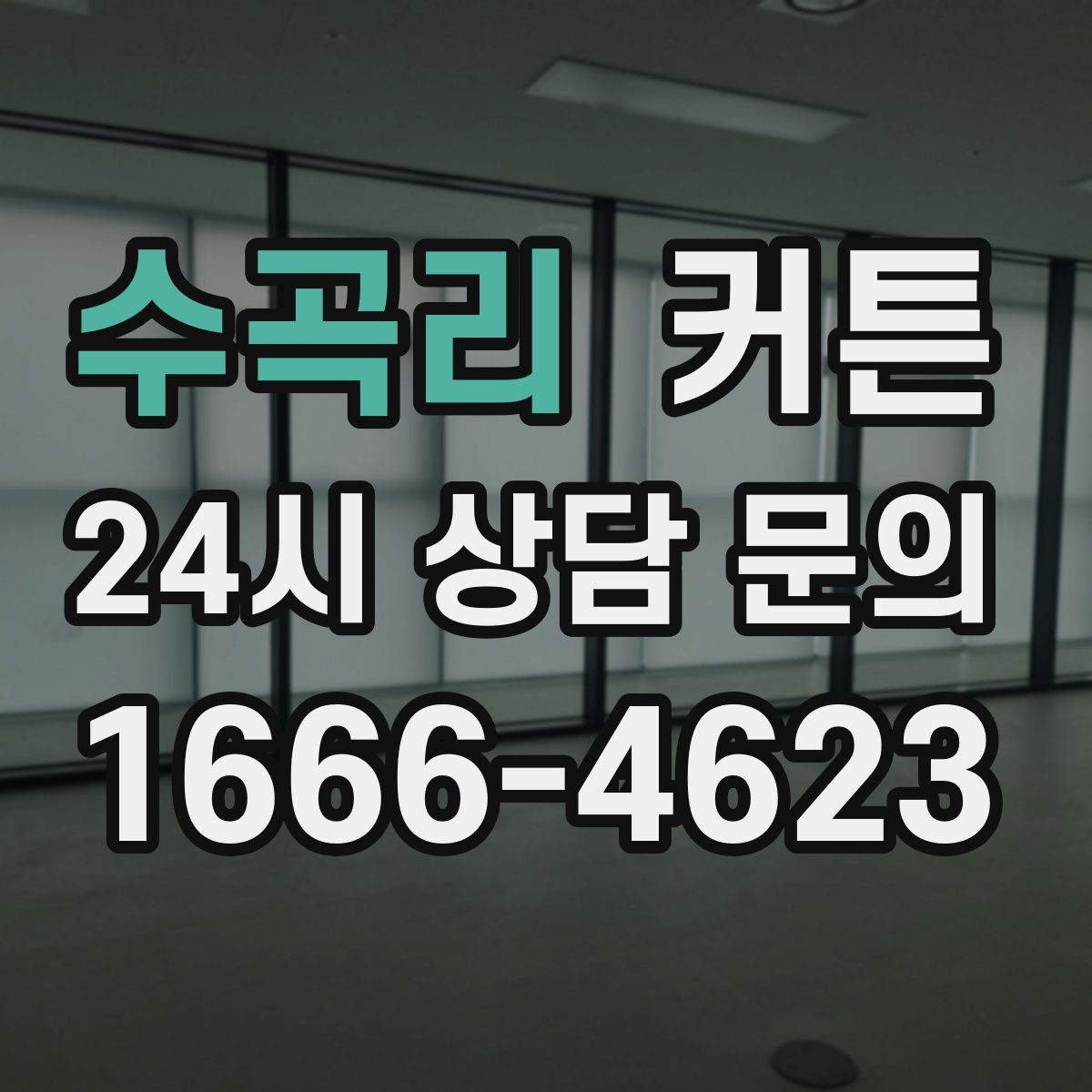 수곡리 커튼