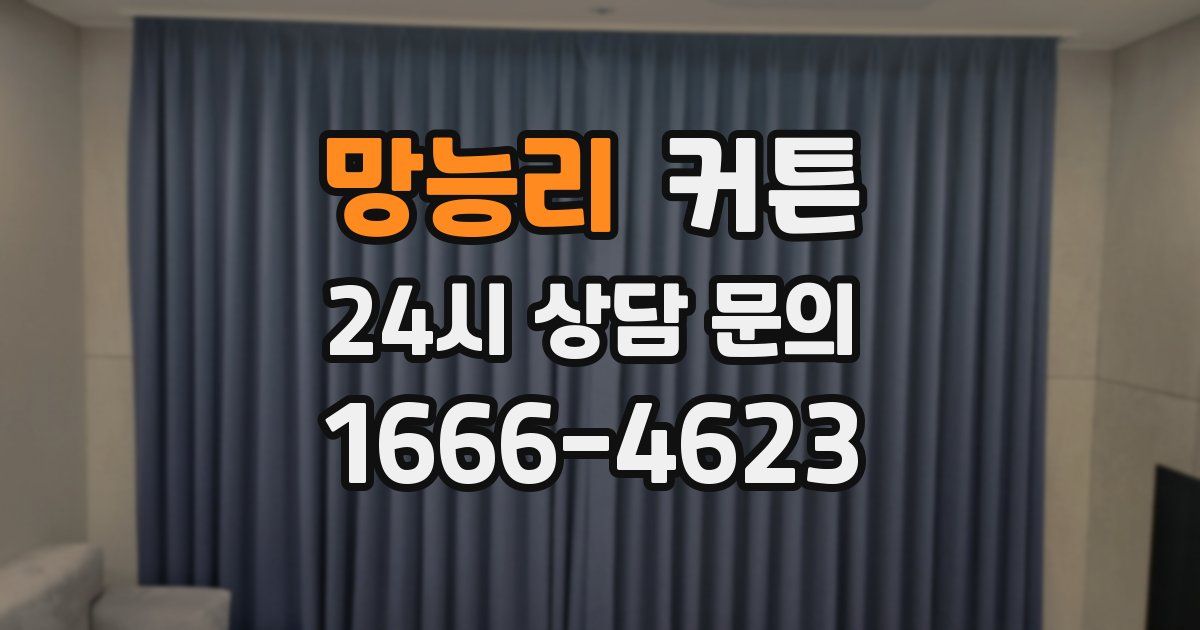 망능리 커튼