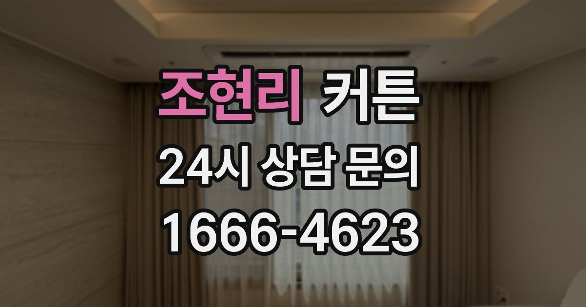 조현리 커튼