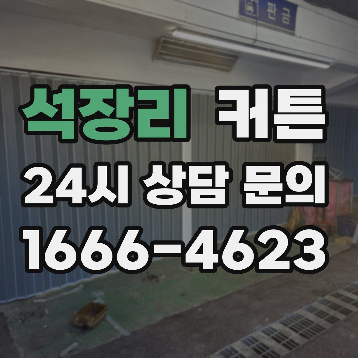 석장리 커튼
