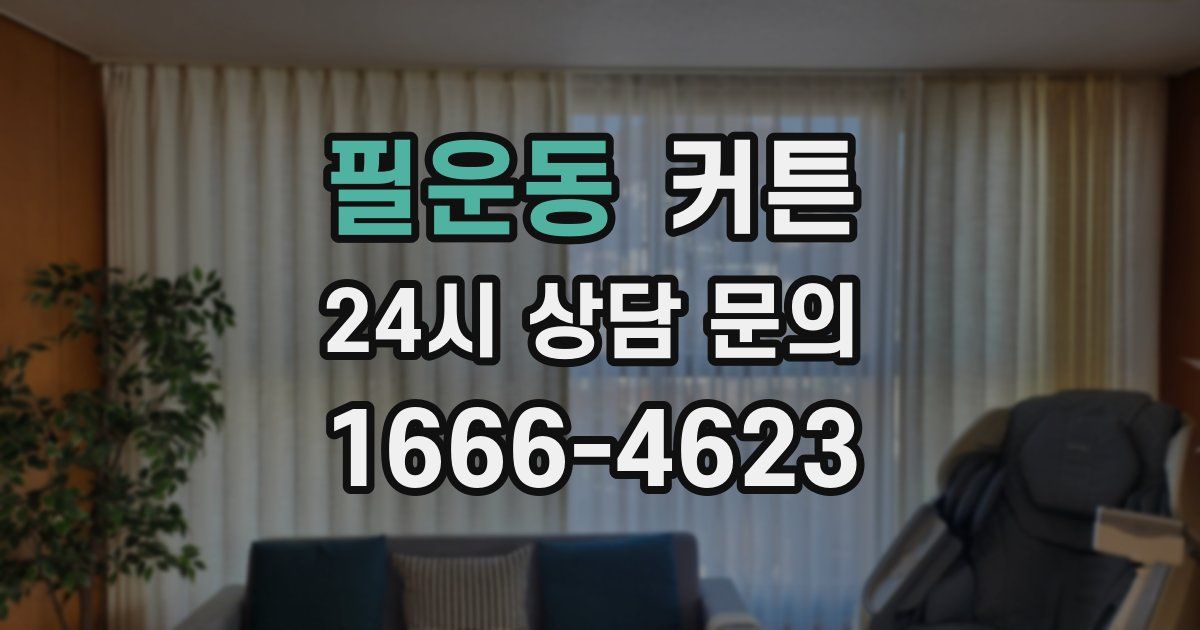 필운동 커튼