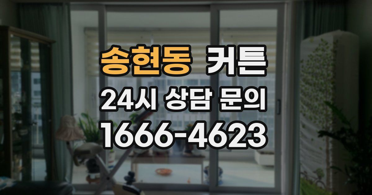 송현동 커튼