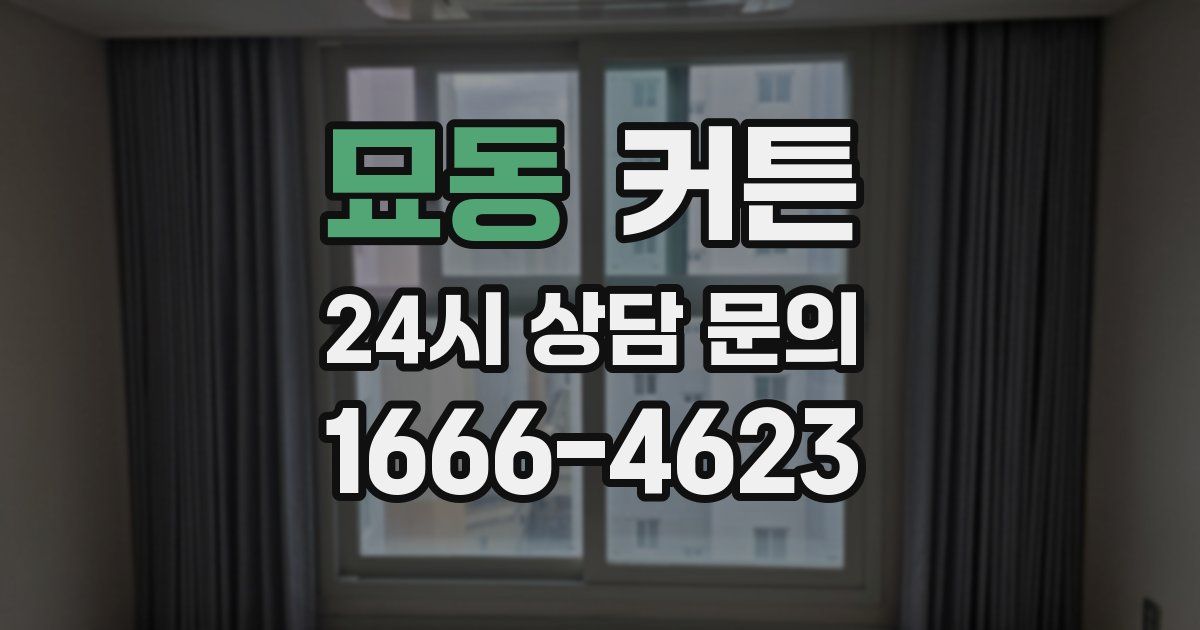 묘동 커튼