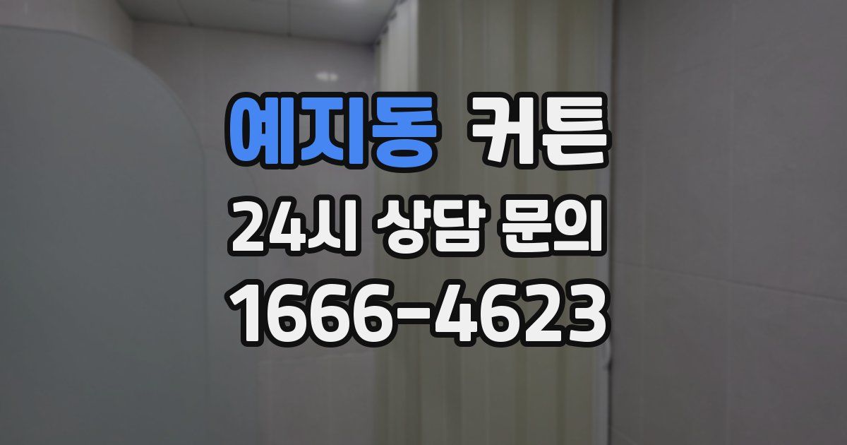 예지동 커튼