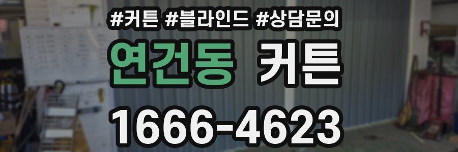 연건동 커튼