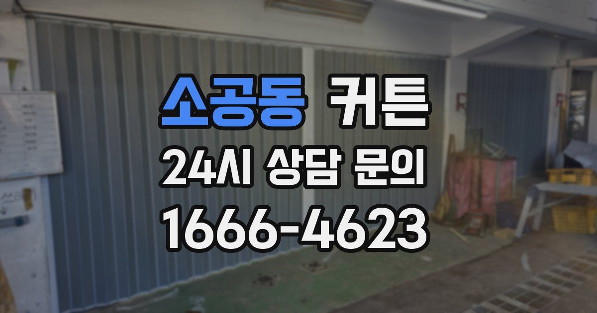 소공동 커튼