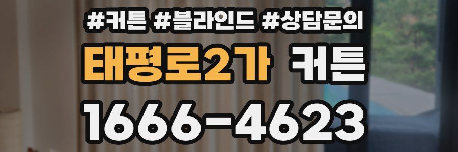 태평로2가 커튼
