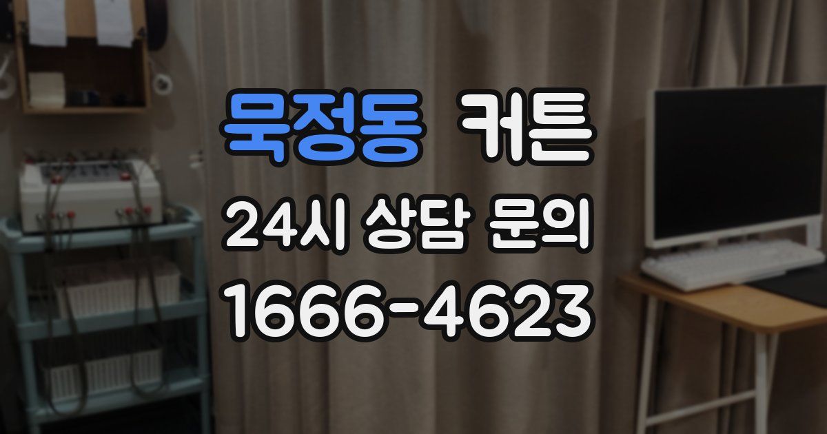 묵정동 커튼