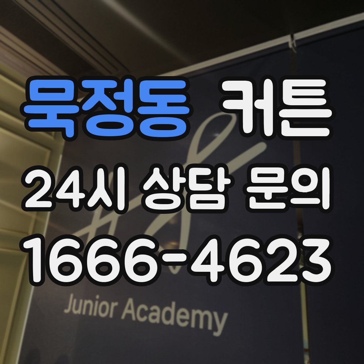 묵정동 커튼