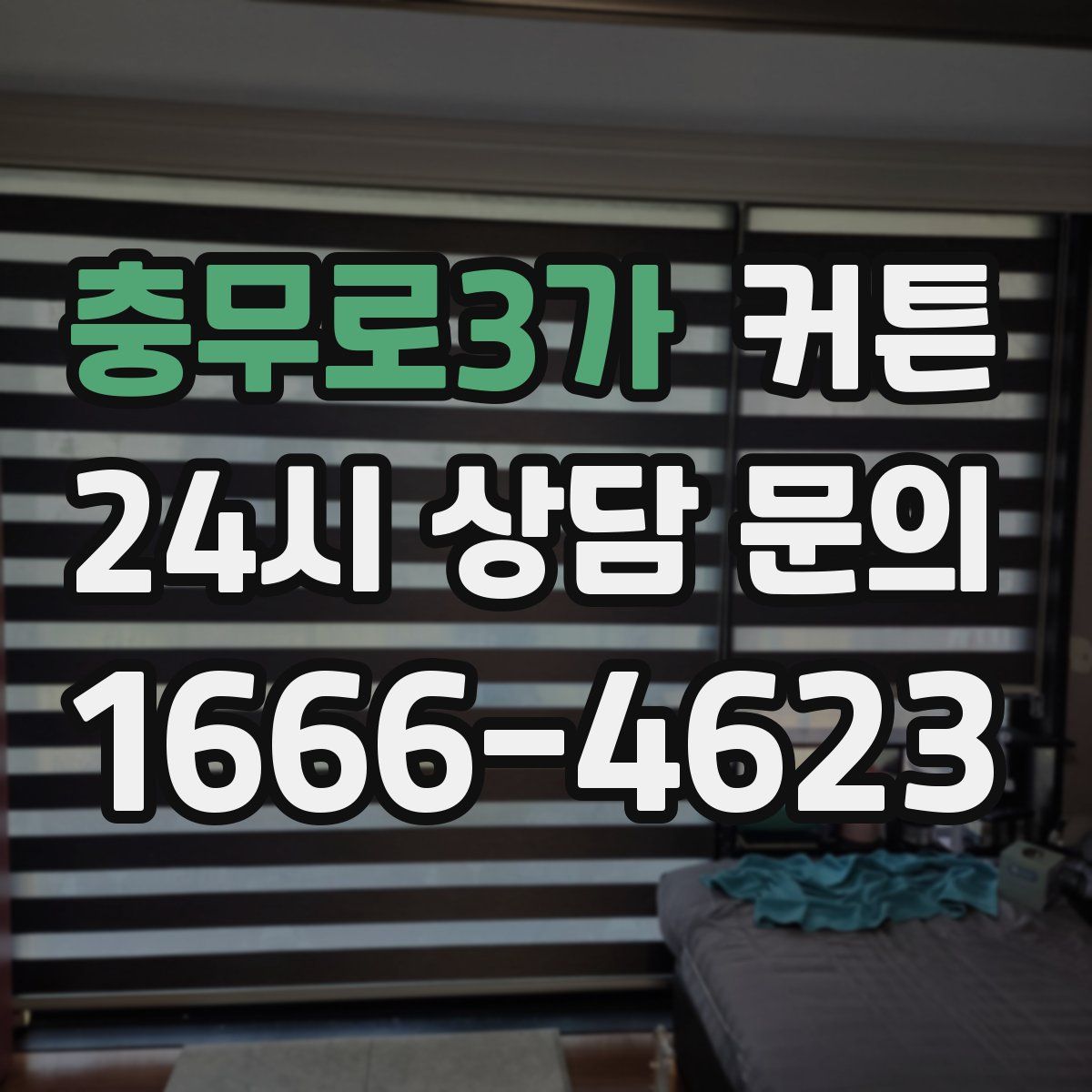 충무로3가 커튼