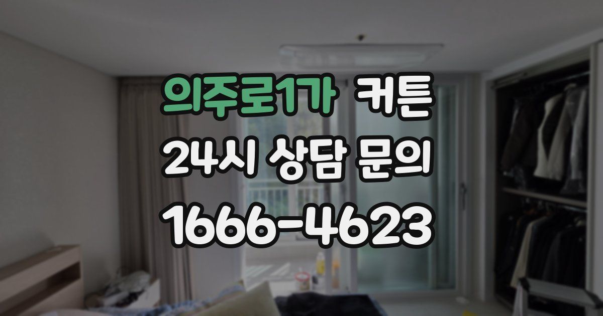 의주로1가 커튼