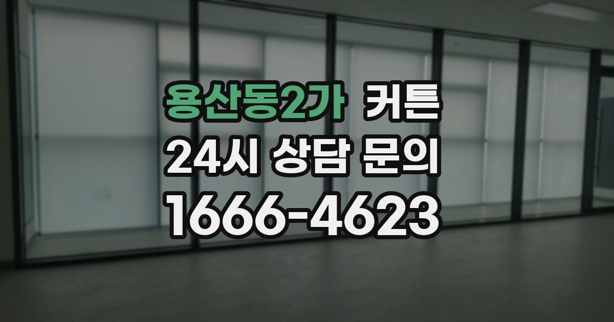 용산동2가 커튼