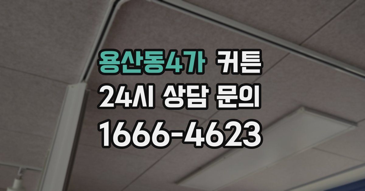 용산동4가 커튼