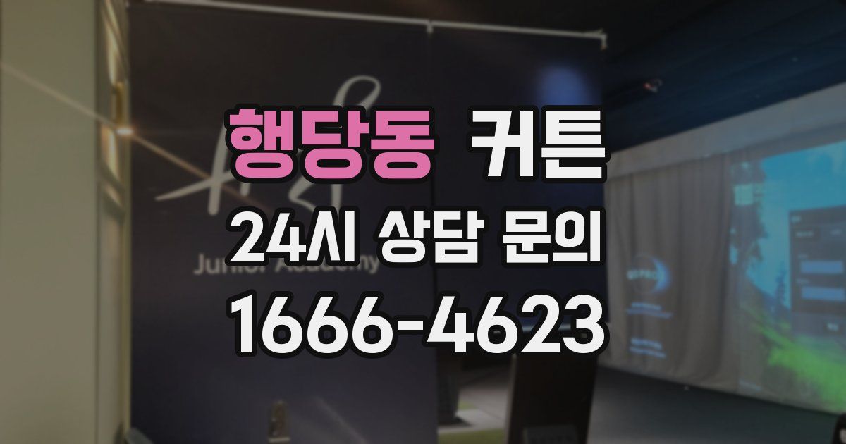 행당동 커튼