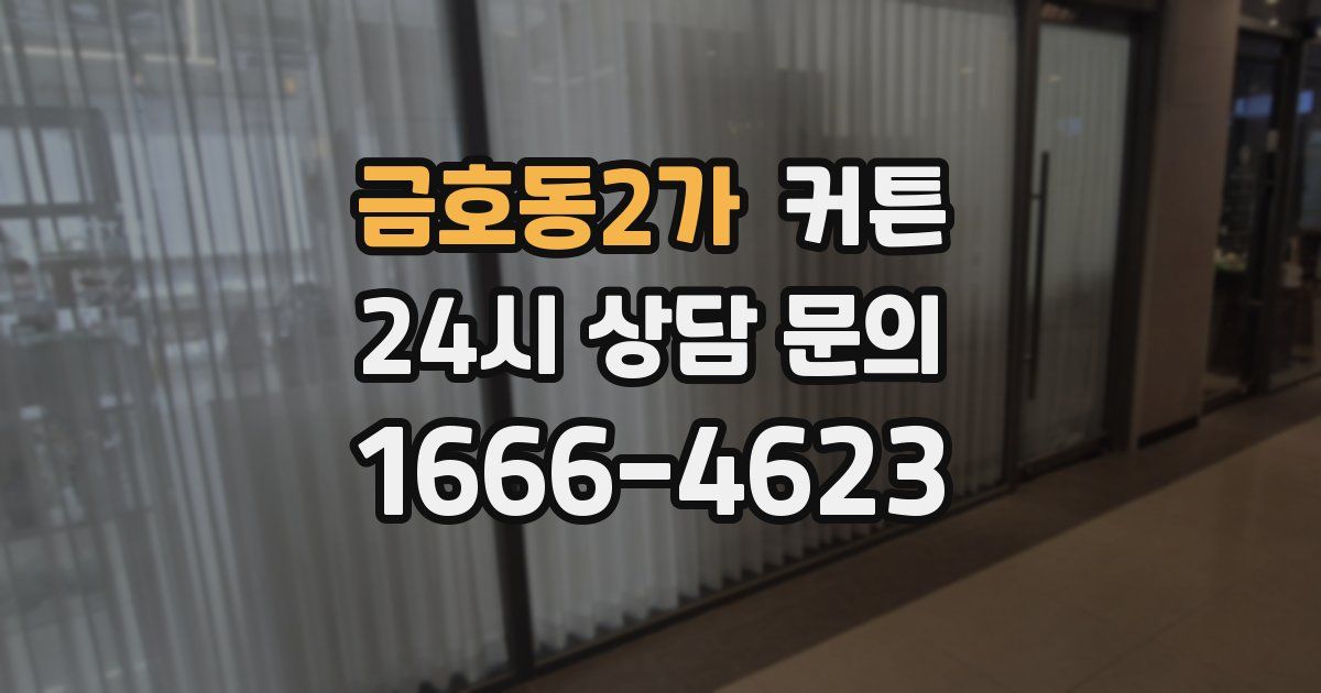 금호동2가 커튼