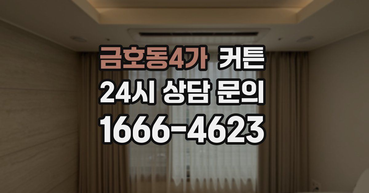 금호동4가 커튼