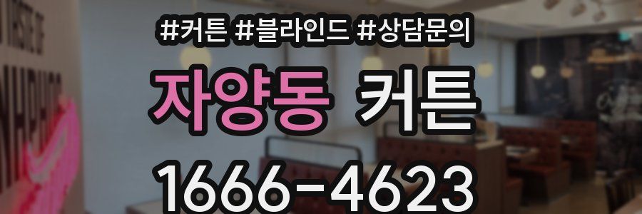 자양동 커튼