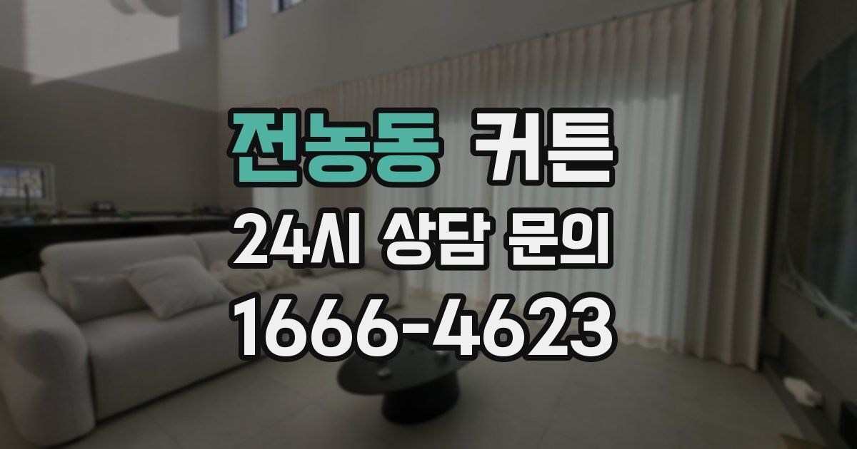 전농동 커튼
